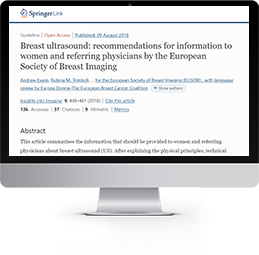 Breast ultrasound: recommendations for information to women and referring physicians by the European Society of Breast Imaging